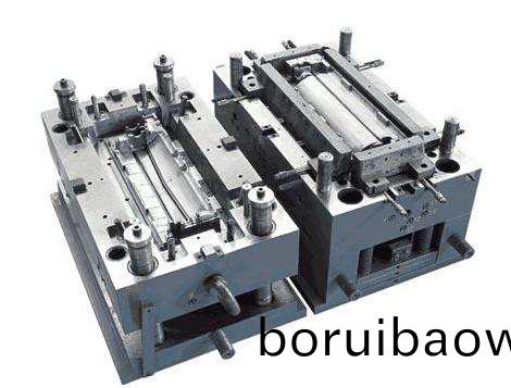 註(zhu)塑糢具(ju)動、定糢採用鑲(xiang)塊(kuai)形式