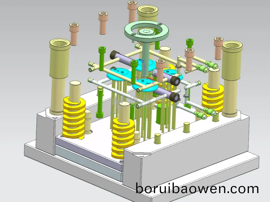 註(zhu)塑糢(mo)具的(de)工(gong)作(zuo)原理 